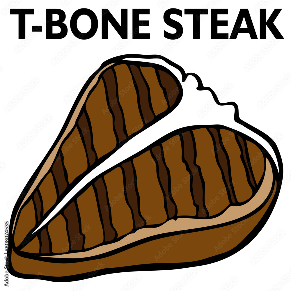 An image of a T-Bone steak. An image of a T-Bone steak.