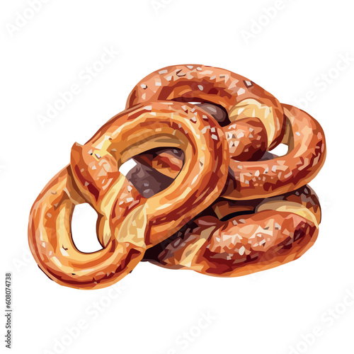 Crunchy pretzel snack, baked for freshness