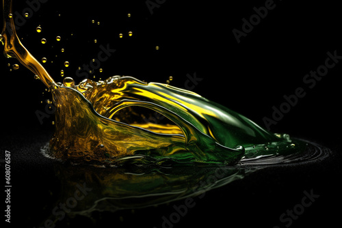 Petrol is a combustible mixture, gasoline oil, motor fuel, diesel engine, Liquid viscous mixture, flammable gas. Black Gold