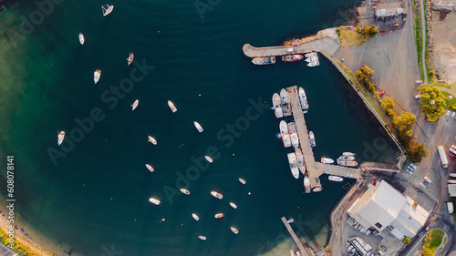Aerial view of Ulladulla Harbour, Ulladulla, NSW, Australia
