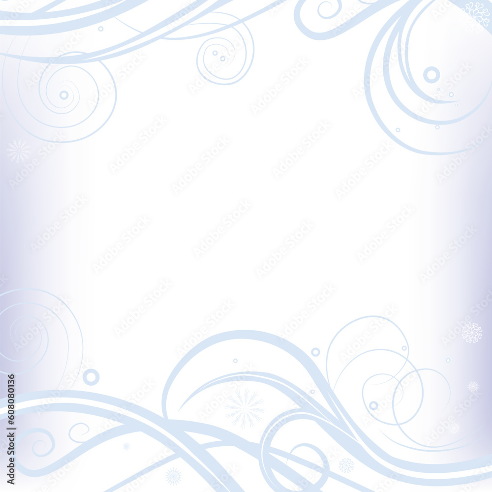 Christmas background with snowflakes. Vector illustration.