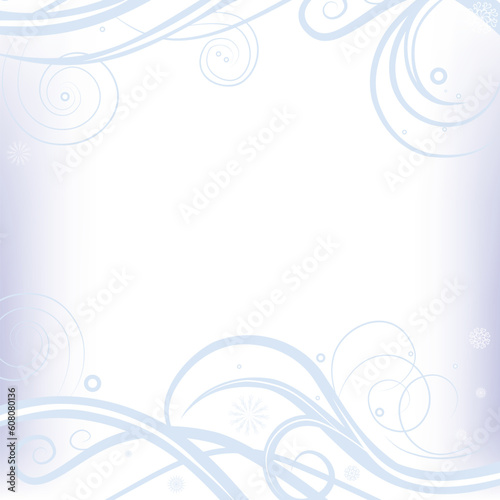 Christmas background with snowflakes. Vector illustration.