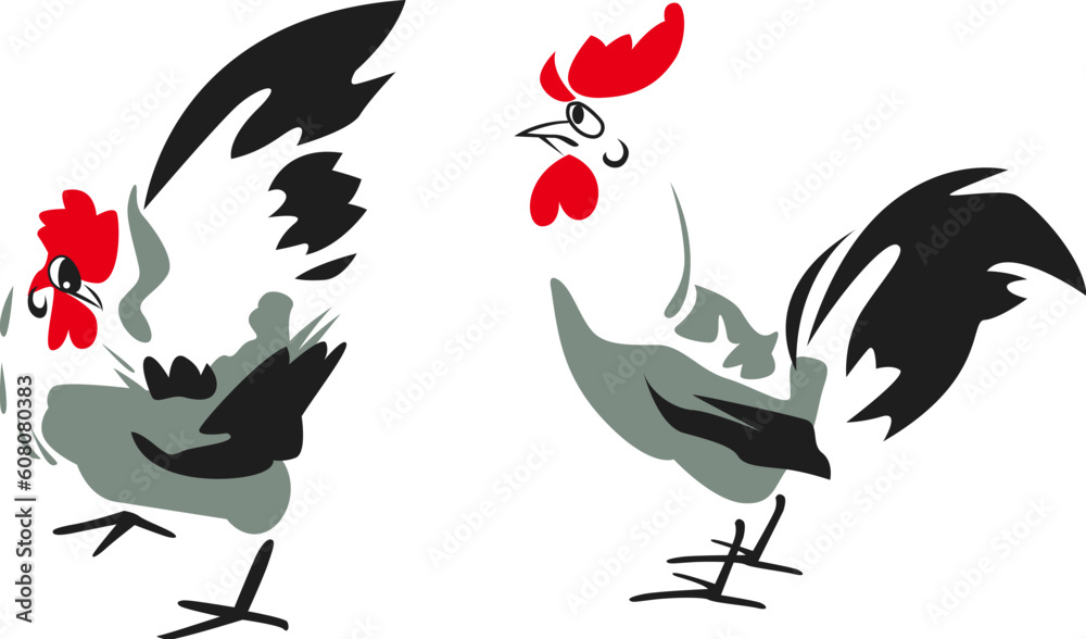 Fototapeta premium rooster design