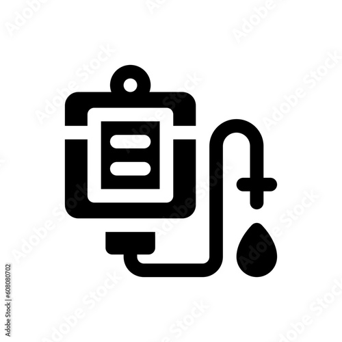 intravenous saline drip