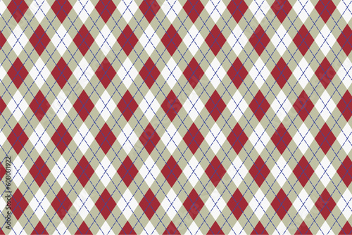 Scottish pattern as a background in red and gray shades. vector