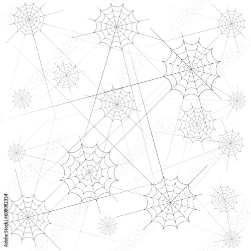 Simple vector web on a white background