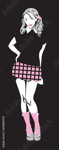 Girl vector illustration