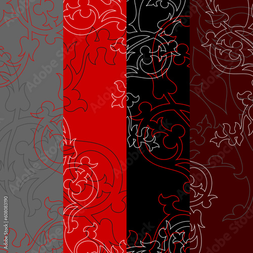 banner colored, this illustration may be useful as designer work