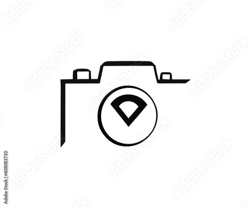 Camera logo design cam icon symbol