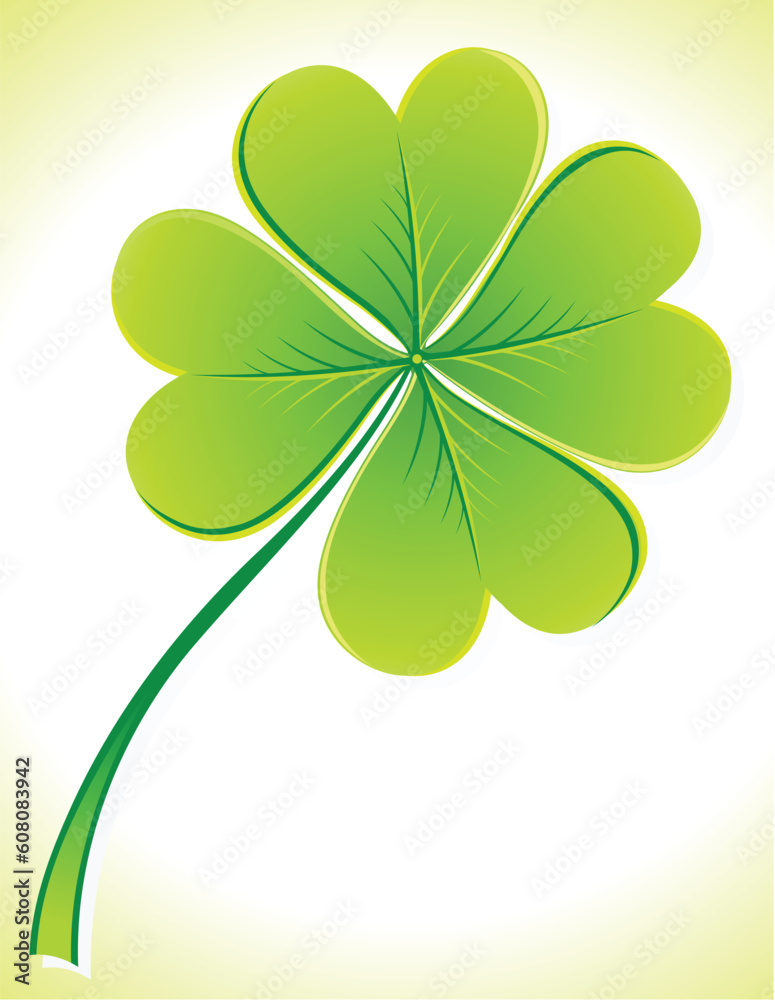 Fototapeta premium abstract st patricks day card vector illustration