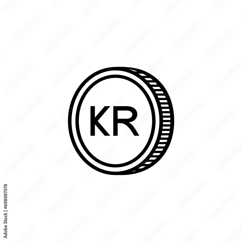 Estonia Currency Symbol, Estonian Kroon Icon, EEK Sign. Vector Illustration Estonia Currency Symbol, Estonian Kroon Icon, EEK Sign. Vector Illustration