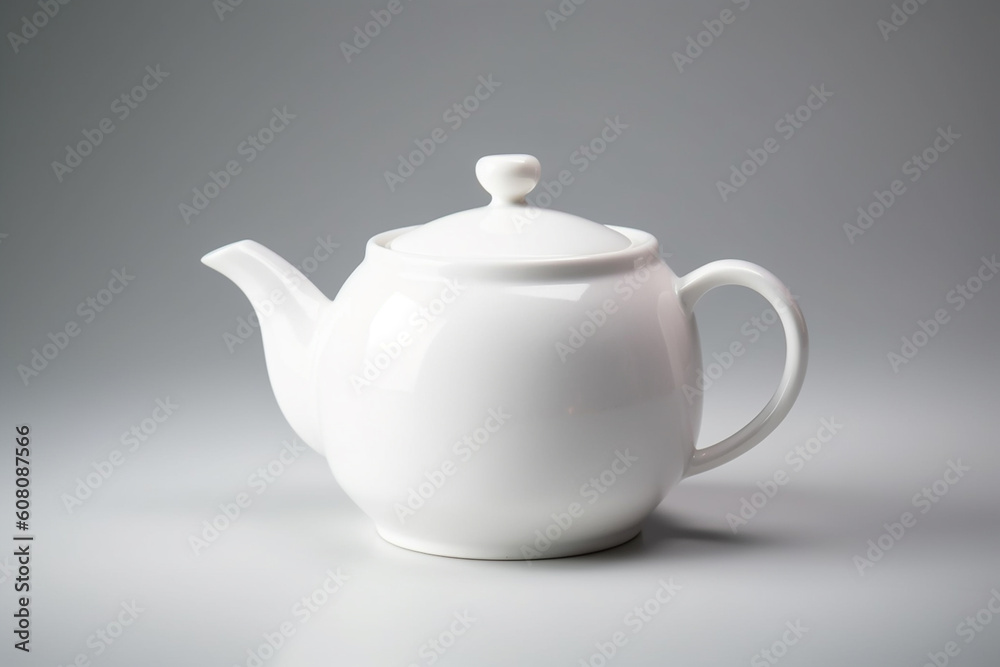 teapot isolated on white