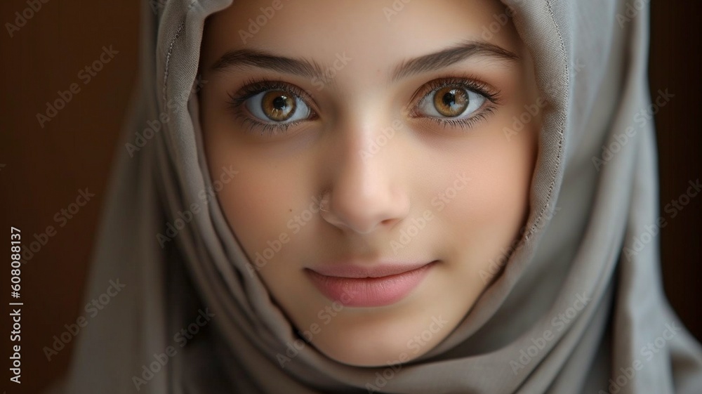 Muslim girl. Generate Ai Muslim girl. Generate Ai