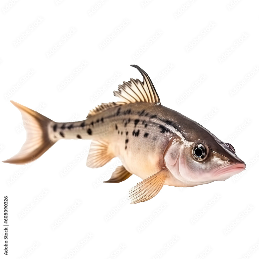 Corydoras isolated on Transparent background, generate ai