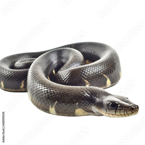 snake isolated on Transparent background, Digital Art, PNG Images, isolated on a white background, Generative AI