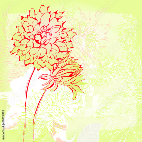 Original floral background