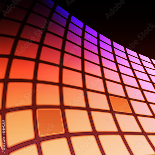 Abstract background from color mosaic