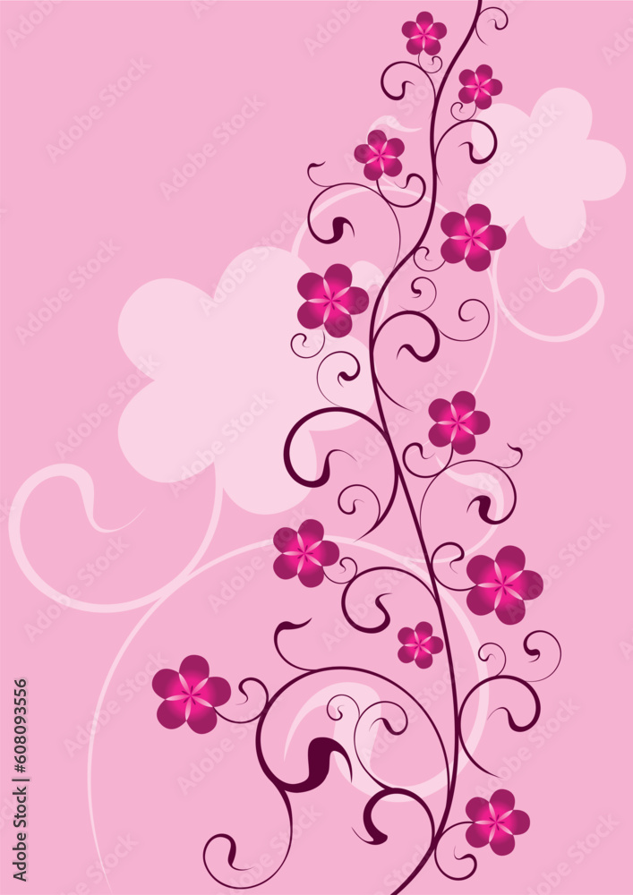 abstract floral and nature background - vector illustration abstract floral and nature background - vector illustration