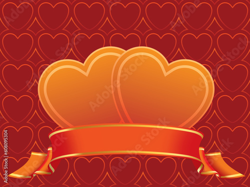 Decoration ready to use like a invitation or Valentines card