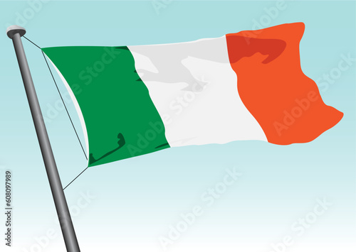 vector flag of Ireland photo