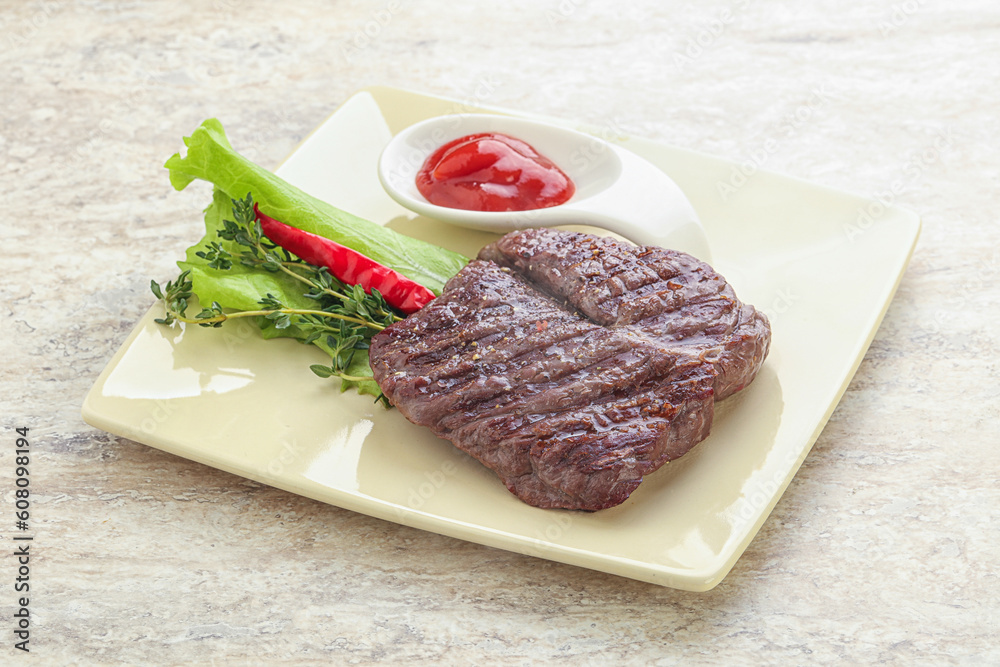 Grilled machete skirt beef steak Grilled machete skirt beef steak