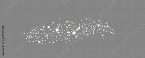 Abstract sparkling shiny texture. Shiny particle effect. sparkling space dust trail from shiny particles on a dark background. snow