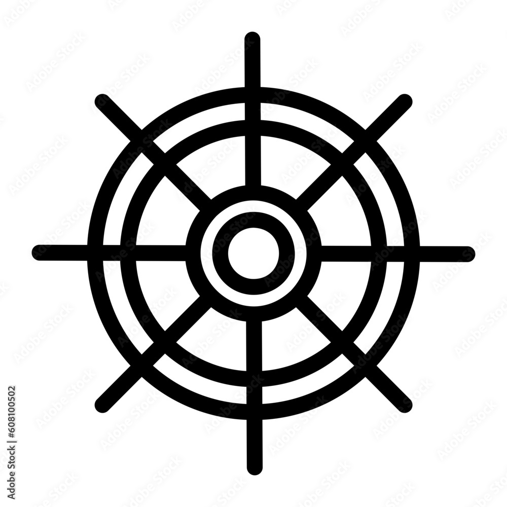 Obraz premium wheel icon 