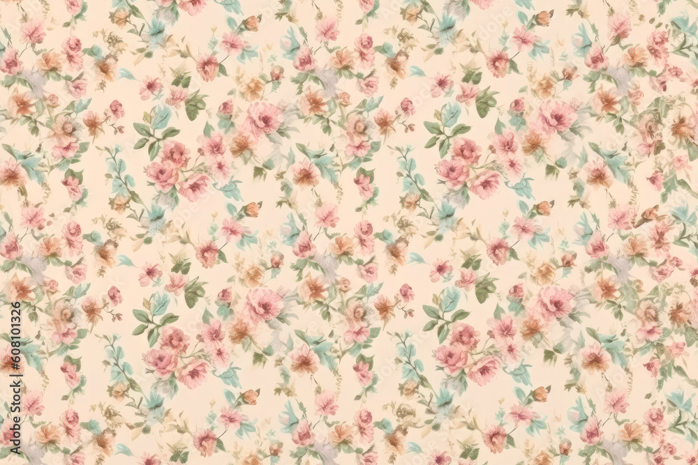 warm tone sweet floral pattern background warm tone sweet floral pattern background