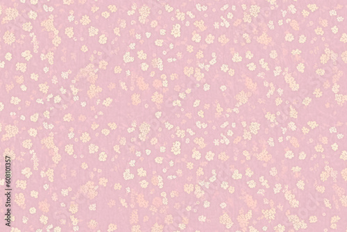 warm tone sweet floral pattern background