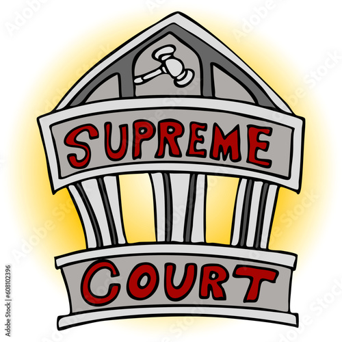 An image of the supreme court building.