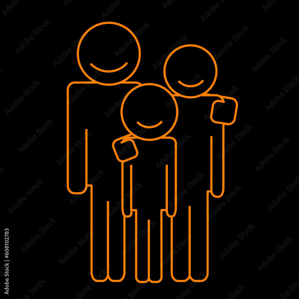 illustration of family illustration of family