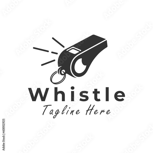 sport whistle vector illustration logo photo
