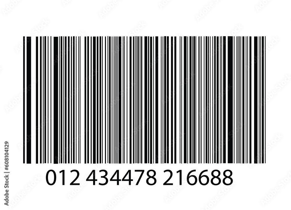 bar-code on white background bar-code on white background