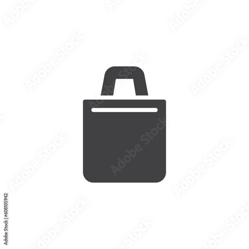 Shopping bag vector icon