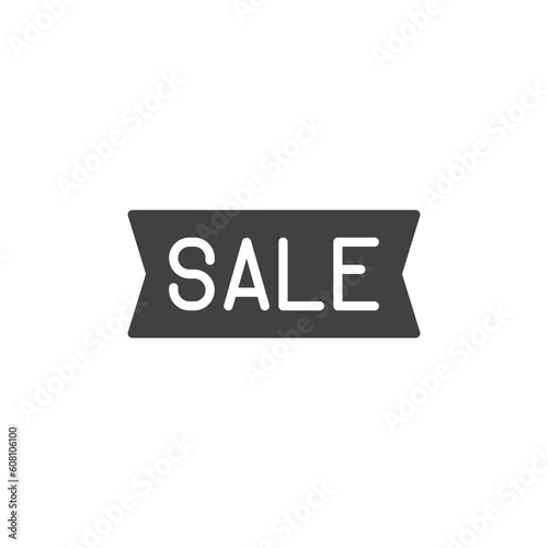 Sale label vector icon