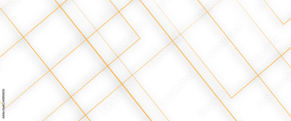 Elegant modern gold line background, abstract gold lines on white