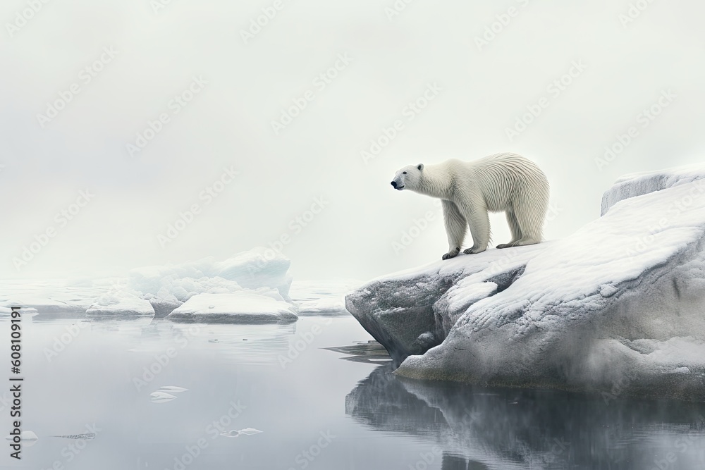 Preserving Polar Bear Habitat: Adapting for a Sustainable Future. Generative AI. Preserving Polar Bear Habitat: Adapting for a Sustainable Future. Generative AI.