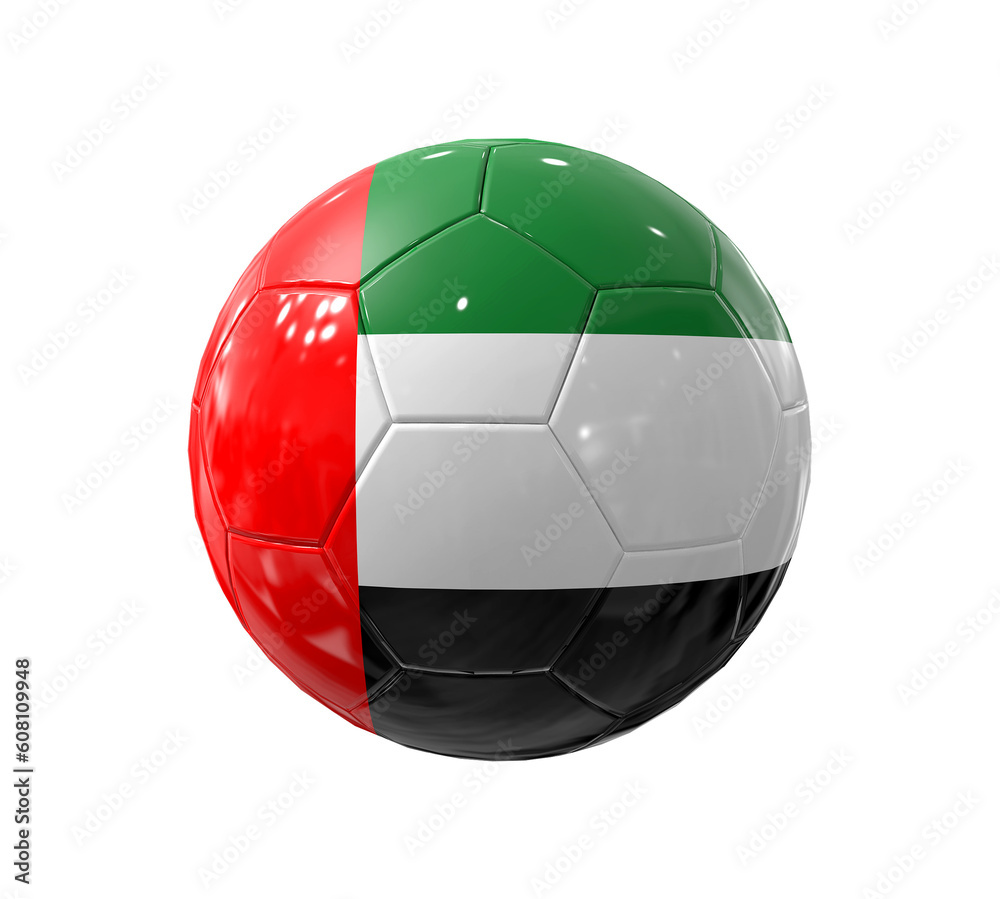Football United Arab Emirates Flag