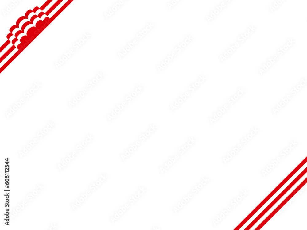 Fototapeta premium リボン縞059-3縛斜波WF