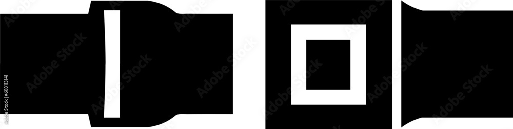 Seat belt vector icon eps 10. Car safety symbol. Seat belt vector icon eps 10. Car safety symbol.