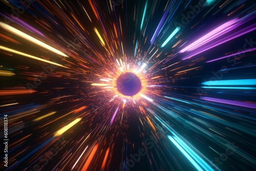 Exploring the Multiverse at Warp Speed, Generative AI. photo