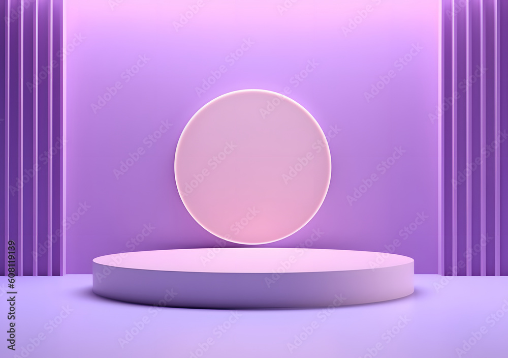Minimal glowing pastel violet mockup background Minimal glowing pastel violet mockup background
