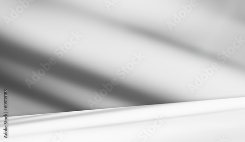 Abstract Background Gray Light Shadow on White Wall Floor Table Product Studio Room Loft 