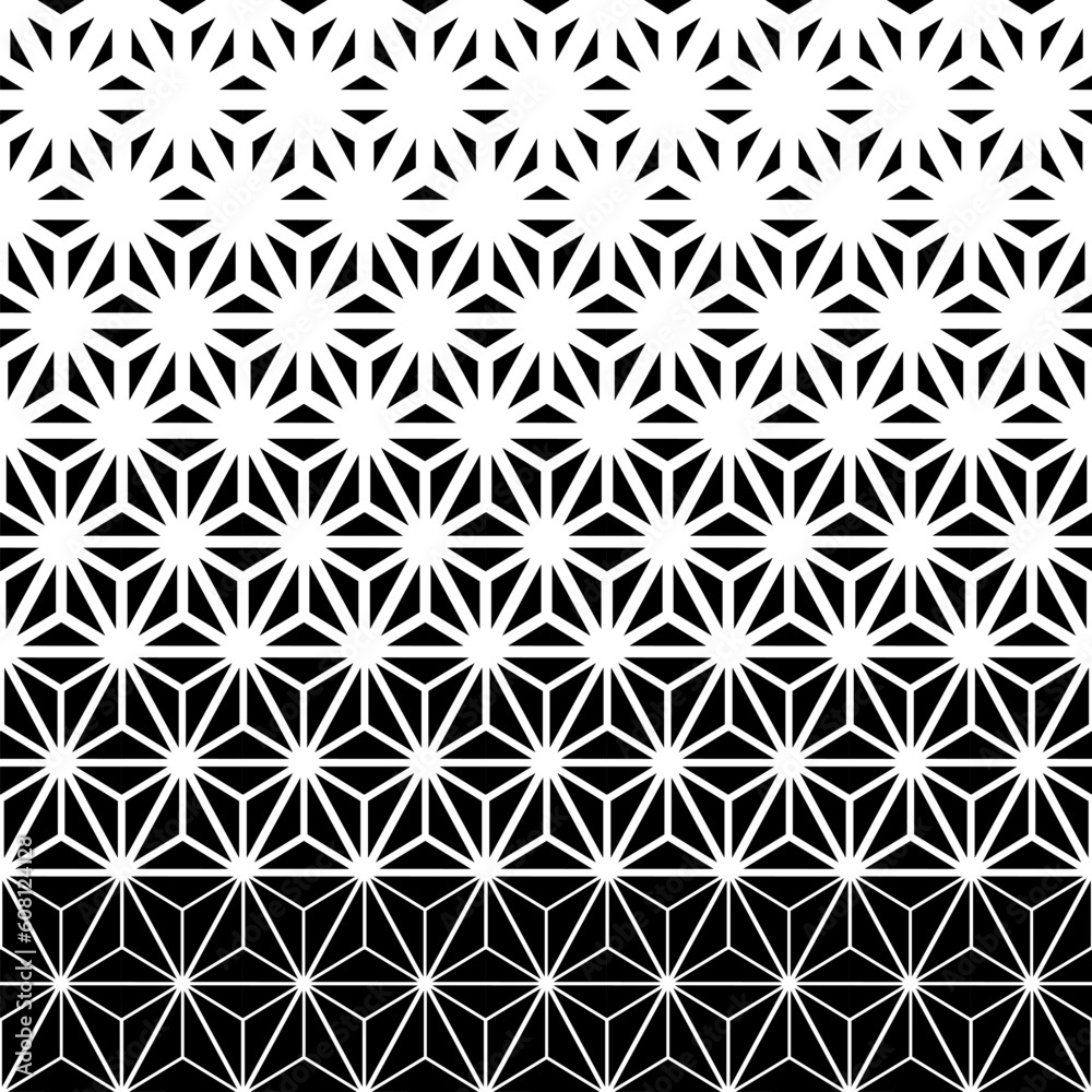 Black and white geometric background.  illustration. Halfton. eps 10