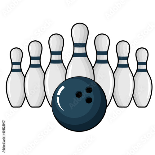 Bowling Illustration