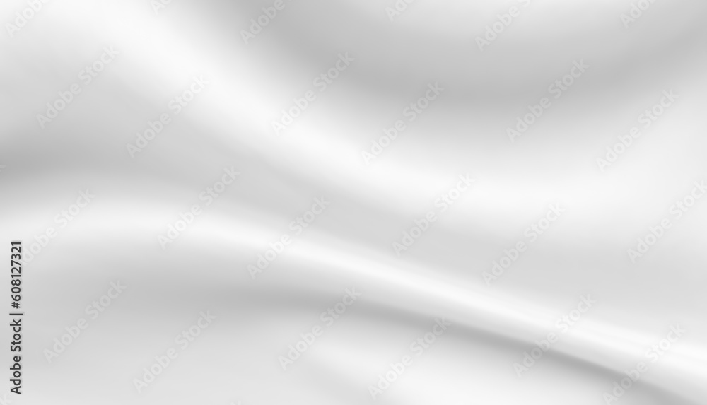 Abstract white fabric texture with soft wave background Abstract white fabric texture with soft wave background