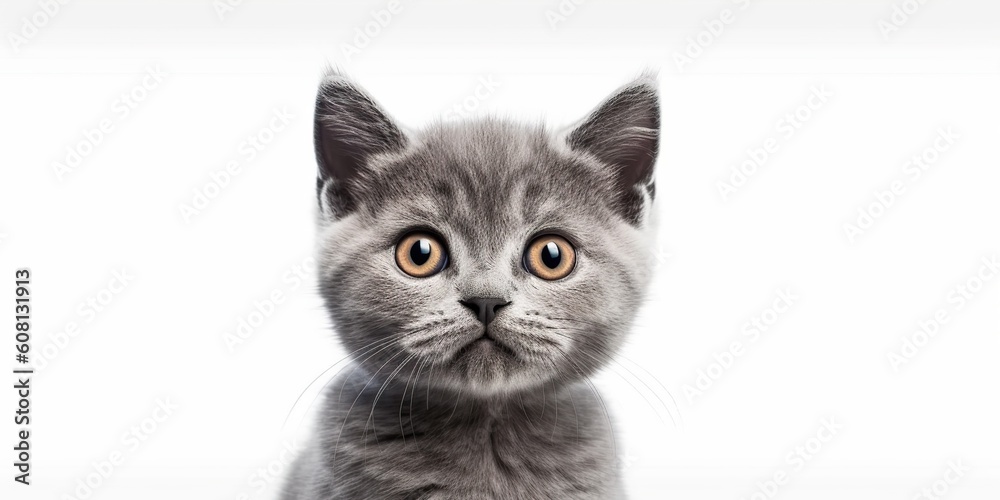 AI Generated. AI Generative. Photo realistic illustration of british blue grey cat face animal pet. Graphic Art Illustration AI Generated. AI Generative. Photo realistic illustration of british blue grey cat face animal pet. Graphic Art Illustration