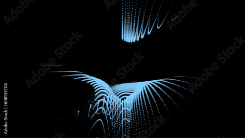 Groups of explosions and bursts of energy. Scattering galaxies, universes and stars. Gravitation curves of trajectories. Sea of information. Net point forms space power fabric. Light receding surface