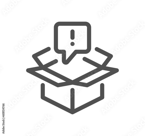 Delivery and world travel related icon outline and linear vector.