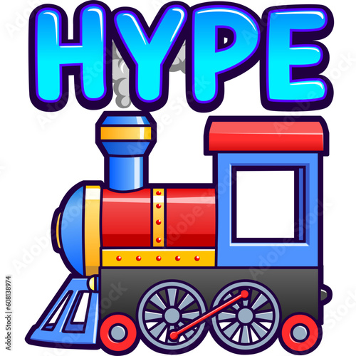 train with word hype